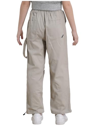 iiniim Kids Boys Girls Cargo Jogger Pants Skateboarding Hip Hop Street Dance Sweatpants Casual Elastic Waist Trousers3