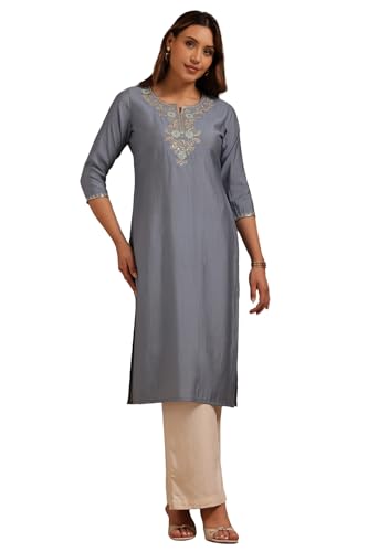 Kurta femme gris S Soch la tunique ample idéale contre la chaleur
