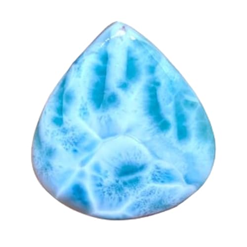 Gemme larimar naturel pour remplacer une pierre ou réparer un collier