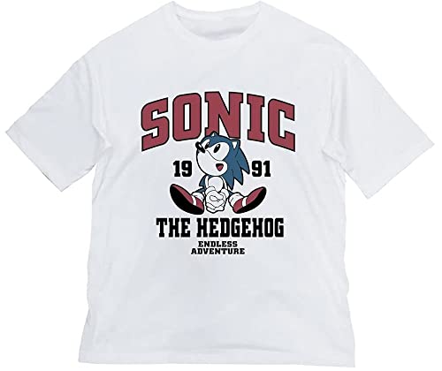 コスパ ソニック・ザ・ヘッジホッグ クラシックソニック ビッグシルエット Tシャツ WHITE Lサイズ