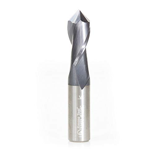 Amana Tool - 51655 High Performance CNC Solid Carbide 90° 'V' Spiral Drills with AlT