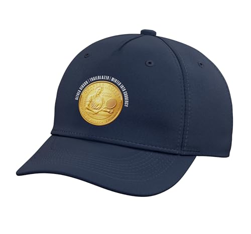 Althea Gibson Collection | Tennis Champion | Quarter Adjustable Printed Baseball Hat, Navy Blue
