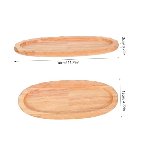 Bandeja Oval de Madera para Sushi 30x12cm miniatura 2