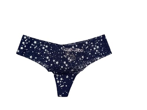 String en dentelle douce anti-marques lingerie invisible rose et bleu