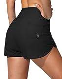 Jarvanv Women's Swim Shorts with Pockets High Waisted Tummy Control Board Swimsuit Bathing Shorts fo