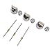 EVTSCAN Needle Fluid Nozzle Air Cap Kit 3 Sets H 827 1.4 1.7 2.0mm Stable Performance Brass Plastic Size Set Up Spray Atomizing for Automotive Industrial Woodworking