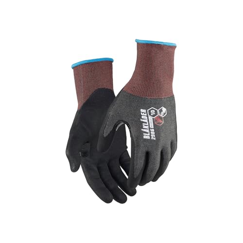 Guantes de trabajo anticorte nivel D con nitrilo táctil en pack de 6 pares