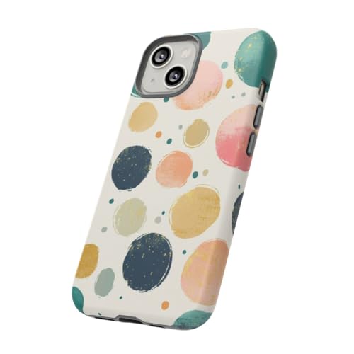 Coque rigide mate iPhone 14 au design abstrait haute finition