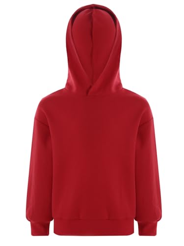 Kids Unisex Pullover Hoodie Shirt Lightweight Top Sweatshirt Long Sleeve Thermal Warmth Casual Outerwear