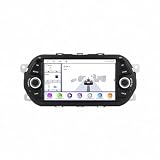 Gps Navigatore Satellitare per Fiat TIPO EGEA 2015-2017 Touchscreen con Carplay e Android Auto Wireless, Bluetooth, Wifi, Fm/Rds e Usb, 4 Nucleo 1G+32G