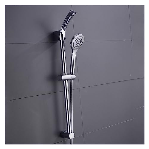 Support de pomme de douche à main en ABS chromé avec barre de fixation murale épurée