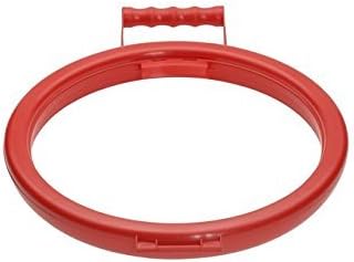 COLOURED HANDY HOOP/RING, BLACK SACK, BIN BAG HOLDER, REFUSE BAG HOLDER (Red)