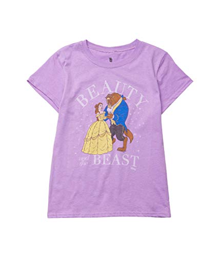 Image of Junk Food Girl's Disney Beauty & The Beast T-Shirt (Little Kids /Big Kids)