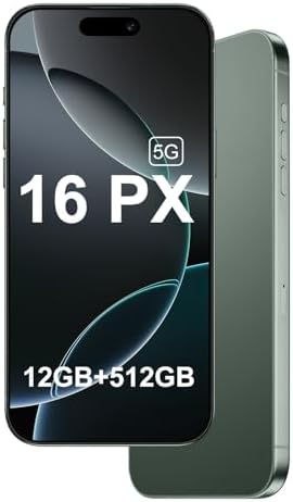 16 PX Unlocked 5G CellPhones 2025 Android 13 Smartphone with snap...
