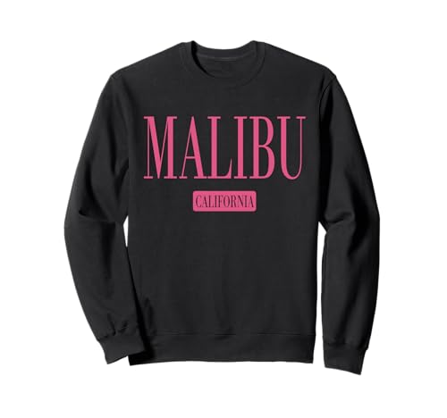 Estética preppy moderna de Pink Malibu California Sudadera