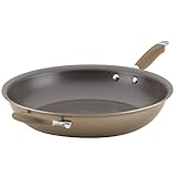 OPTIMAL NONSTICK PERFORMANCE: The Anolon Advanced Home nonstick frying pan features ultra-durable nonstick release so your creations glide out of the pan easily for years to come. EVEN HEATING THAT LASTS: Large skillet is engineered for fast, perfect...