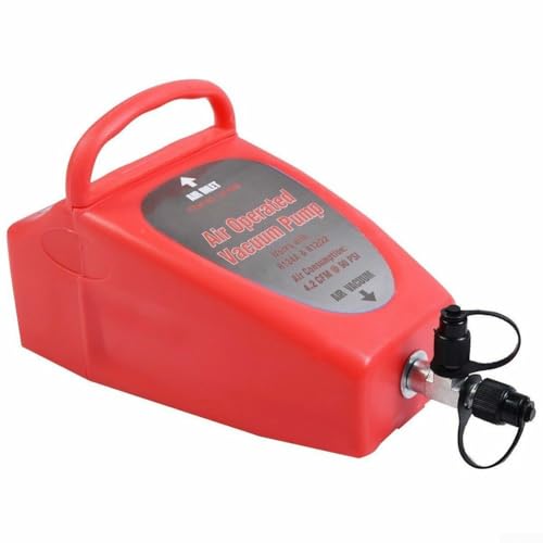 Bomba de vacío neumática de 4,2 CFM para sistemas de aire acondicionado automotriz, compatible con R12 y R134a miniatura 4