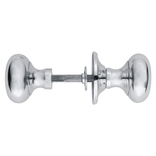 Ironmongery Solutions® Architectural Mushroom Rim Knob for Doors Rim Lock Knobs, Gate Handle, Rim Knob, Door Knob Handles in Multiple Finishes Size -56x52mm. (Polished Nickel)