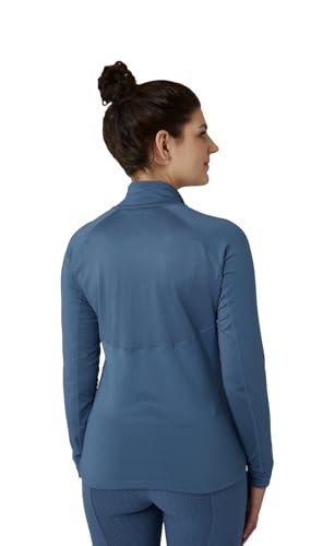 Sudadera HORZE Vera con cremallera completa para mujer en tejido suave de algodon 2
