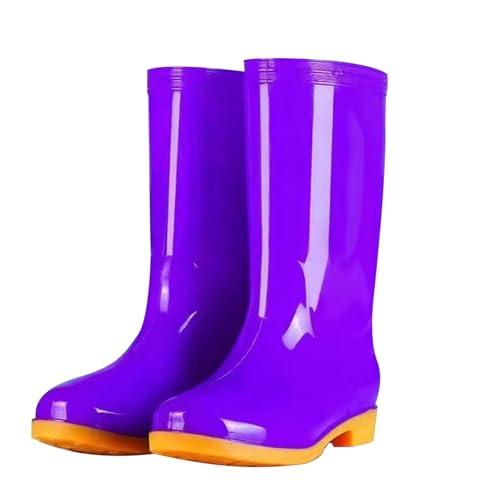 Bottes de pluie caoutchouc WWricotta chaussures imperméables semelle TPR antidérapante