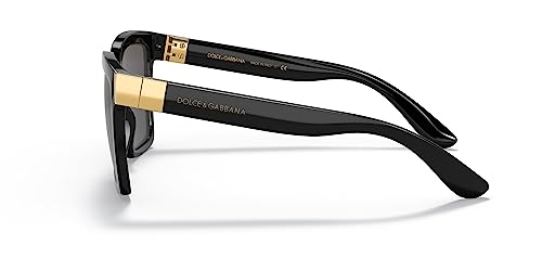 Dolce & Gabbana DG6165-501/87 Sunglasses BLACK w/DARK GREY 56mm2