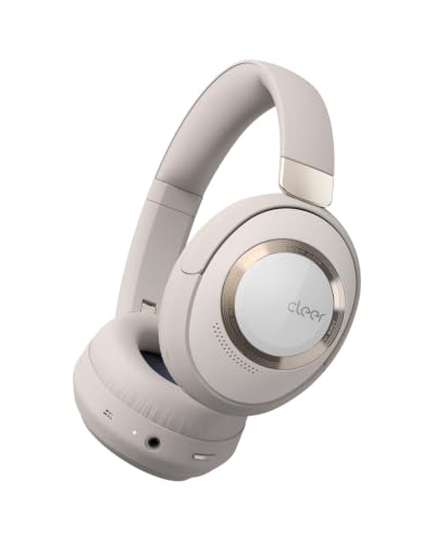 Cleer Audio Alpha Active Noise Canceling Headphones, Stone - image 1