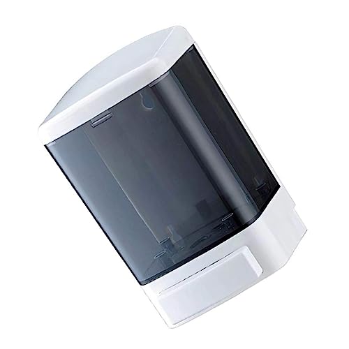 SOLUSTRE Wall Mounted Manual Foaming Soap Dispenser Hand Dispenser for Home Bathroom Kitchen Easy Installation Transparent Design