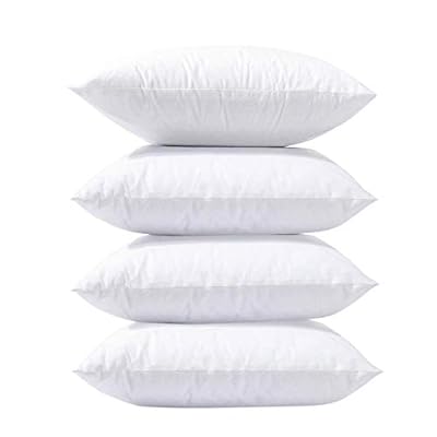 Phantoscope 20 x 20 Pillow Inserts, Set of 4 Hypoallergenic Square Form Decorative Throw Pillow Couch Sham Cushion Stuffer - 20 inches