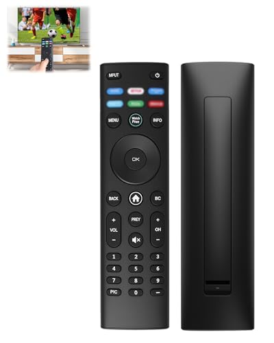 Mando a distancia universal para TV VIZIO, mando a distancia de repuesto compatible con XRT140 XRT136 XRT260 con botones para llaves Vudu Netflix Prime Xu-mo Hulu Redbox