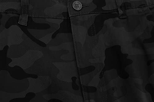 Men's Casual Multi Pocket Army Camo Trousers Classic Camouflage Cargo Pants3
