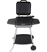 Tesslux Outdoor Electric Grill & Griddle, 1500 Watts, Black