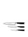 Produktbild WMF Messerset 3-teilig, Stahl, schwarz, 38.4 x 16.4 x 3 cm, 3-Einheiten