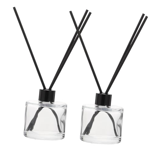 Botella Difusora Aromaterapia 50ml con Varillas Negras miniatura 1