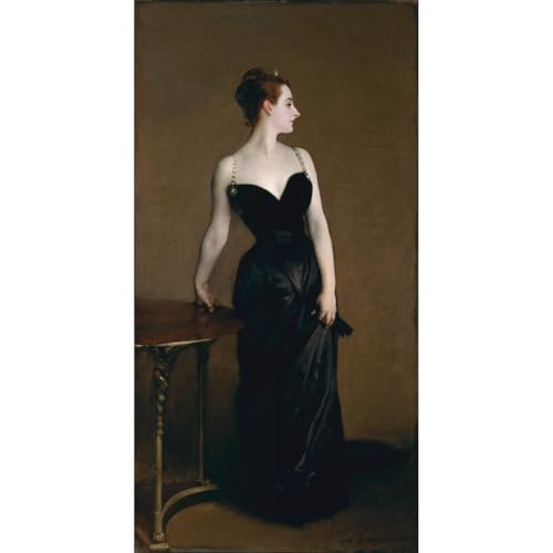 Toile roulée Madame X Singer Sargent pour mur vide salon