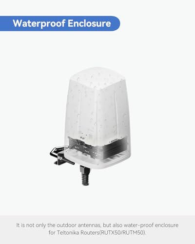 Image of Teltonika RUTM50000000 Industrial 5G Cellular Router with Teltonika PR1ICA70 Outdoor Antenna