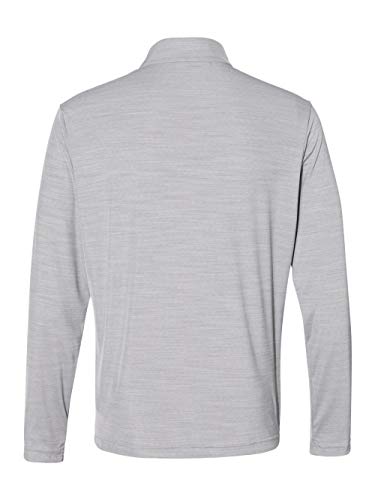 Adidas Lightweight Melange Quarter-Zip Pullover S Mid Grey Melange3