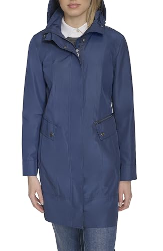 Image of Cole Haan Women's Back Bow Packable Hooded Rain Jacket