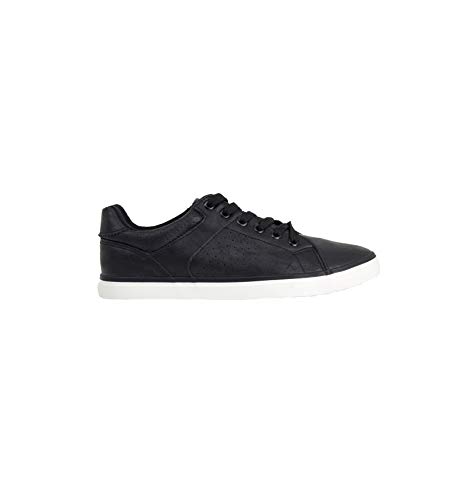 zapattu Oferta - Deportiva Casual Lisa Negro - Negro, 43