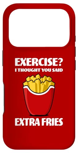�G�N�T�T�C�Y ? I Thought You Said Extra Fries �t�@�[�X�g�t�[�h���D�� �X�}�z�P�[�X iPhone 17 Pro �p