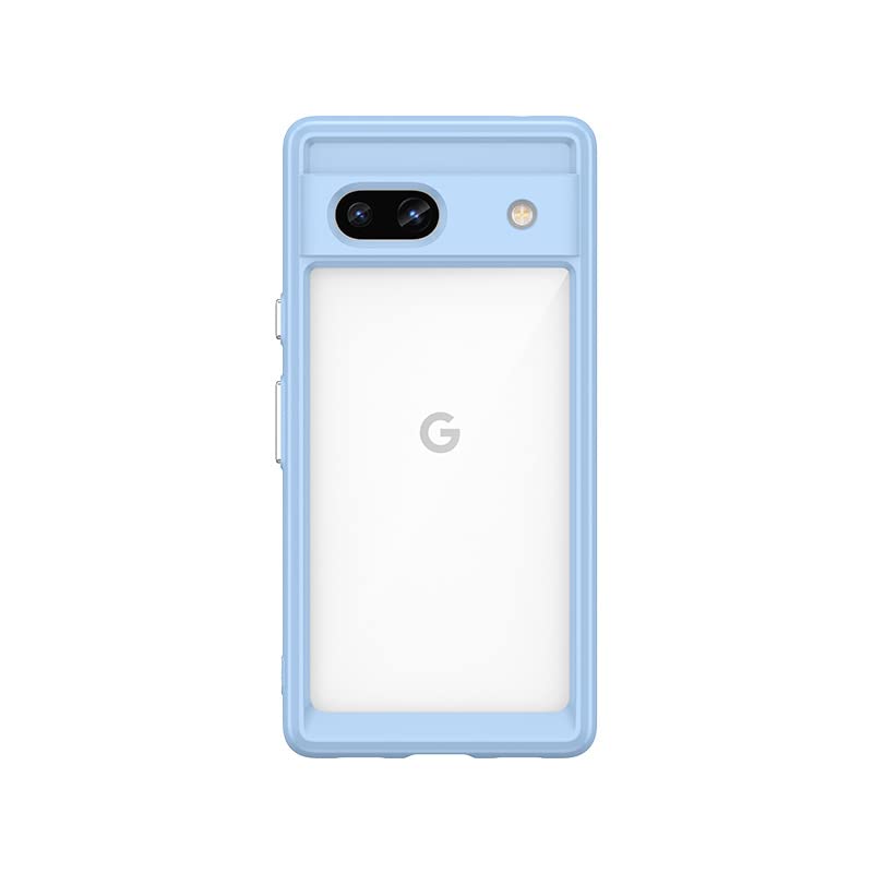 Careflection Premium Hybrid Bumper Camera Protection Case for Google Pixel 7A Transparent Blue Hard Acrylic PC Back TPU Case with Oleophobic Anti Dust Coating Slim Cover (B0C731V7DH) Amazon Price History, Amazon Price Tracker