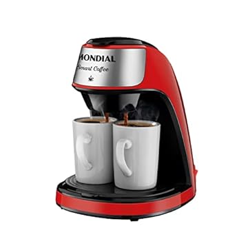 Cafeteira Elétrica Smart Coffe, Mondial, Vermelho/Inox, 500W, 110V - C-42-2X-RI