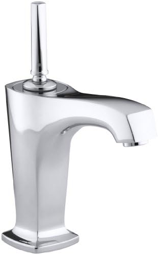 KOHLER 16230-4-CP Single Control Lavatory Faucet, Polished Chrome