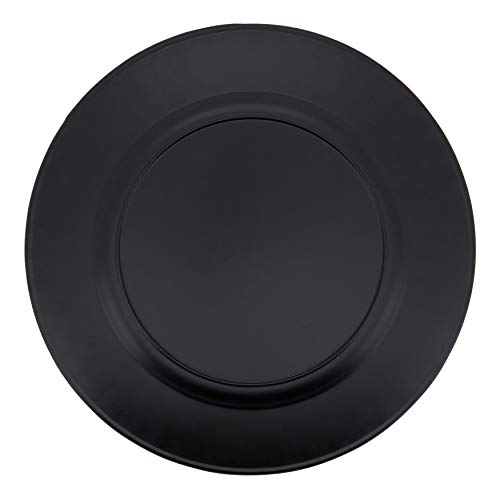 Platos base con diseño plisado, set x4, plástico marfil miniatura 2