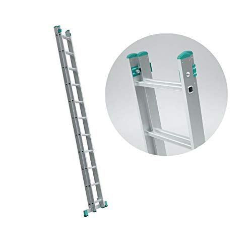 Echelle Transformable 2 Plans coulissante Extensible 11 marches