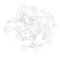 Sosoport 20 StüCk Aufblasbare Ventile Transparent FüR Schwimmringe Kissen Und Spielzeug LuftbettzubehöR Mit Dichter Abdichtung Vielseitige PVC AufblasdüSen FüR AußEn Und Innen