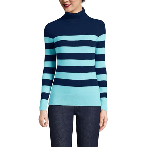Image of Lands' End Women's Cashmere Turtleneck Sweater