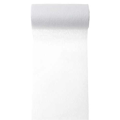Large ruban en intissé blanc