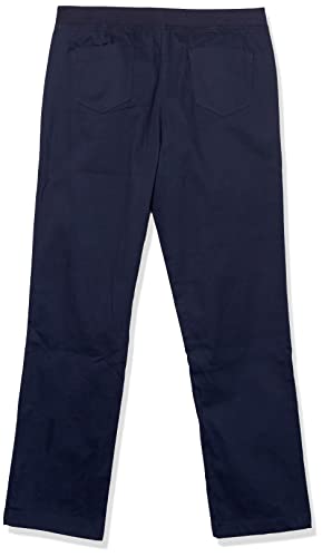 Image of Nautica Girls' School Uniform Twill Skinny Pants, Comfortable Stretch Material, Wrinkle & Fade Resistant