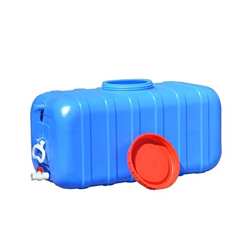Depósito de Agua Potable Tanque De Agua Con Grifo Horizontal Cubo De Almacenamiento De Agua De Gran Capacidad Para El Hogar Contenedor De Agua Multifunción Para Cámping Excursionismo Caza Al Aire Libr Cover