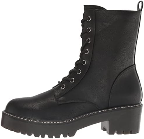 UNIONBAY Women's Rumble Combat Boot, Black, 10 | Image 7